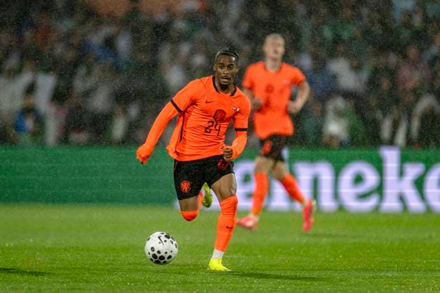 ROTTERDAM - Crysencio Summerville of the Netherlands during the 2026 World Cup friendly match between the Netherlands and Algeria at Stadium De Kuip on June 3, 2026 in Rotterdam, the Netherlands. (Photo by Stefan Koops EYE4IMAGES DeFodi Images) -
