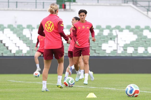DFB-U23-Frauen: Training der Nationalmannschaft Deutschland, 03.06.26 Dilara Acikgöz (3, Deutschland U23, Eintracht Frankfurt). Fußball, DFB-U23-Frauen: Nationalmannschaft Deutschland trainiert am 03.06.26 im Alfred-Kunze-Sportpark Leipzig-Leutzsch. Copyright: xBEAUTIFULxSPORTS JanxKaeferx