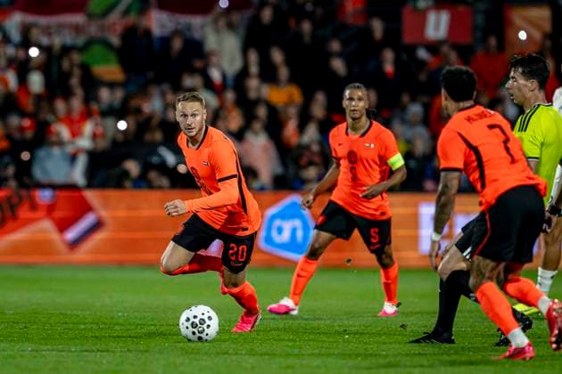 ROTTERDAM - Teun Koopmeiners of the Netherlands during the 2026 World Cup friendly match between the Netherlands and Algeria at Stadium De Kuip on June 3, 2026 in Rotterdam, the Netherlands. (Photo by Stefan Koops EYE4IMAGES DeFodi Images) -