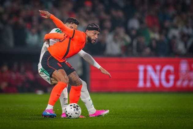 ROTTERDAM , 03-06-2026 , Stadium Feijenoord de Kuip , season 2025 2026 , FIFA International football , friendly match between The Netherlands and Algeria , picture shows Netherlands player Memphis Depay Netherlands - Algeria (friendly)  x204136718x Copyright: