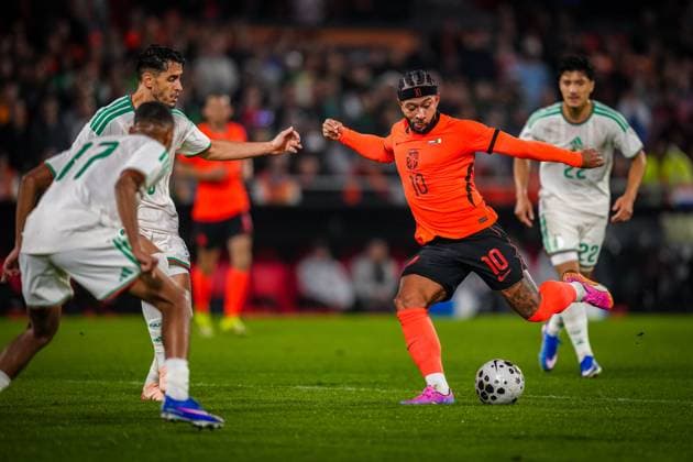 ROTTERDAM , 03-06-2026 , Stadium Feijenoord de Kuip , season 2025 2026 , FIFA International football , friendly match between The Netherlands and Algeria , picture shows Netherlands player Memphis Depay Netherlands - Algeria (friendly)  x204136739x Copyright:
