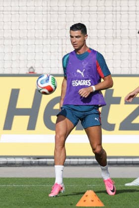 Training of the Portuguese national football team in the football city of Oeiras - Portugal, June 3, 2026, in Alges, Portugal. Cristiano Ronaldo (Portugal ,7) Copyright: HMBxMedia FernandoxSoares