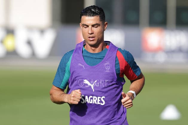 Training of the Portuguese national football team in the football city of Oeiras - Portugal, June 3, 2026, in Alges, Portugal. Cristiano Ronaldo (Portugal ,7) Copyright: HMBxMedia FernandoxSoares