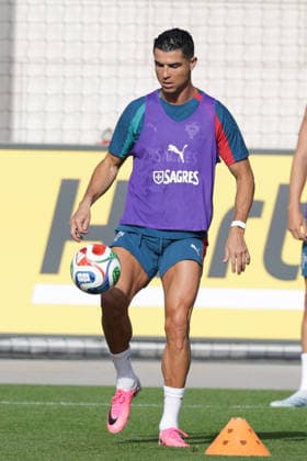 Training of the Portuguese national football team in the football city of Oeiras - Portugal, June 3, 2026, in Alges, Portugal. Cristiano Ronaldo (Portugal ,7) Copyright: HMBxMedia FernandoxSoares