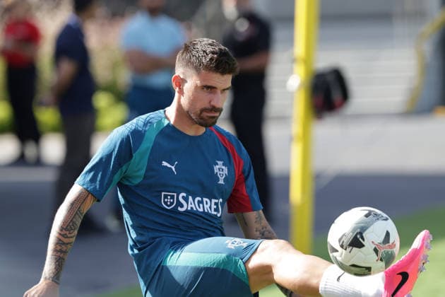 Training of the Portuguese national football team in the football city of Oeiras - Portugal, June 3, 2026, in Alges, Portugal. Ruben Neves (Portugal ,18) Copyright: HMBxMedia FernandoxSoares
