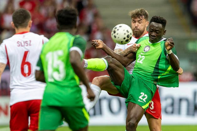 Poland v Nigeria - International Friendly, Länderspiel, Nationalmannschaft Akor Adams, Przemyslaw Wisniewski during the friendly match between Poland and Nigeria in Warsaw, Poland, on June 03, 2026 NO SALES POLAND Warsaw Poland  Copyright: xAndrzejxIwanczukx originalFilename:iwanczuk-polandvn260603_npocT.jpg