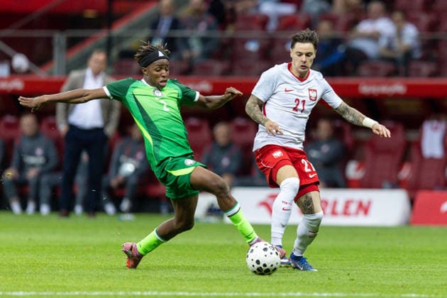 Friendly match: Poland vs Nigeria Abdullahi Bewene, Nicola Zalewski during Poland vs Nigeria friendly match in Warsaw, Poland, on June 3, 2026 Warsaw Poland  Copyright: xFotoxOlimpikx originalFilename:jastrzebowski-friendly260603_npSJG.jpg