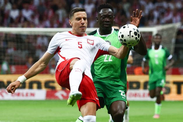 Poland - Nigeria Friendly Match Jan Bednarek and Akor Adams during the Poland - Nigeria friendly football match at National Stadium in Warsaw, Poland on June 3, 2026. Warsaw Poland  Copyright: xJakubxPorzyckix originalFilename:porzycki-polandni260603_np94D.jpg