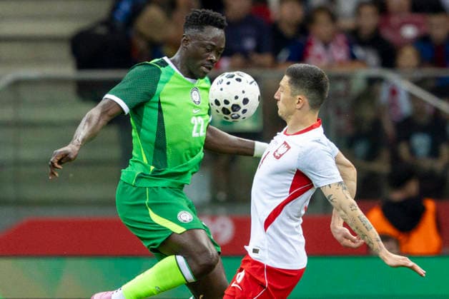 Poland v Nigeria - International Friendly, Länderspiel, Nationalmannschaft Akor Adams, Bartosz Slisz during the friendly match between Poland and Nigeria in Warsaw, Poland, on June 03, 2026 Warsaw Poland  Copyright: xAndrzejxIwanczukx originalFilename:iwanczuk-polandvn260603_npHlN.jpg