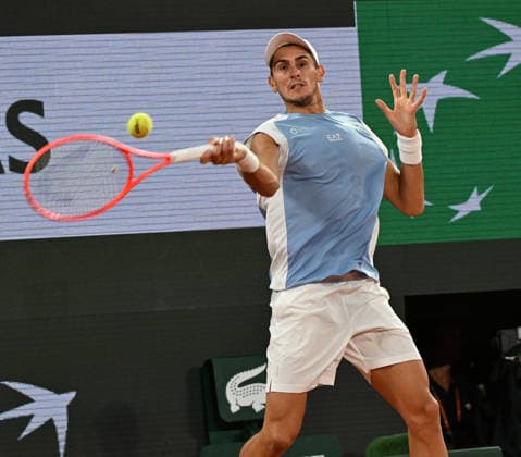 Franch Open 2026 French Open Paris Roland Garros Day 11 03.06.2026 Matteo Arnaldi (ITA) wins quarter final as compatriot Matteo Berrettini retires Photo:- Roger Parker International Sports Fotos Ltd PARIS FRANCE Copyright: xx