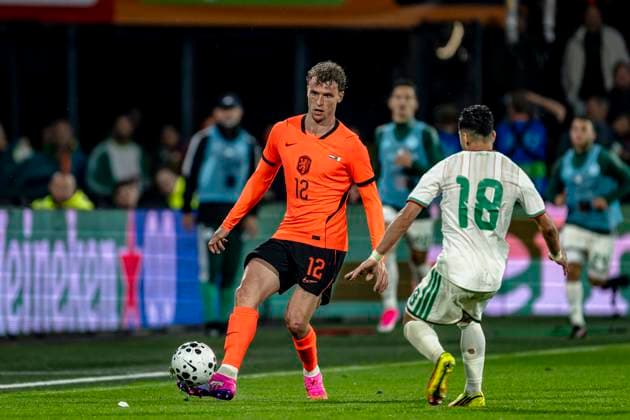 ROTTERDAM - Mats Wieffer of the Netherlands during the 2026 World Cup friendly match between the Netherlands and Algeria at Stadium De Kuip on June 3, 2026 in Rotterdam, the Netherlands. (Photo by Stefan Koops EYE4IMAGES DeFodi Images) -