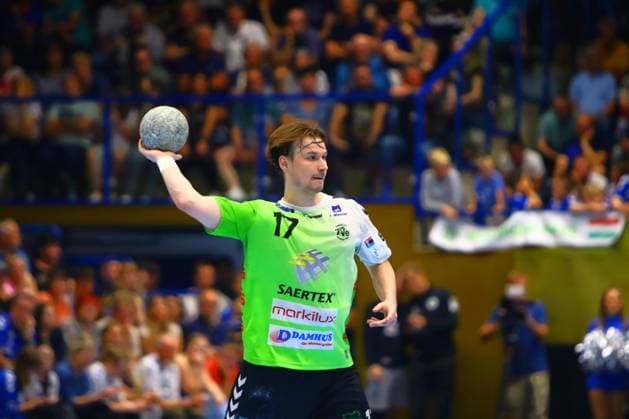 Luca Klein (Emsdetten) Handball-Qualifikationsspiel zur 2.Liga EHV Aue - TV Emsdetten 36:44 am 3.6.2026 EHV Aue - TV Emsdetten