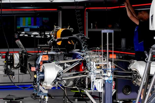 MONACO - The car of Formula 1 driver Max Verstappen or Oracle Red Bull Racing in the pit box during the Formula 1 Monaco Grand Prix on the Monaco Street Circuit on June 4, 2026 in Monaco, Monaco. (Photo by DeFodi Images) -