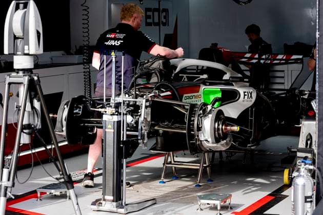 MONACO - Mechanics at work on the car of Formula 1 driver Esteban Ocon of TGR Haas F1 Team during the Formula 1 Monaco Grand Prix on the Monaco Street Circuit on June 4, 2026 in Monaco, Monaco. (Photo by DeFodi Images) -