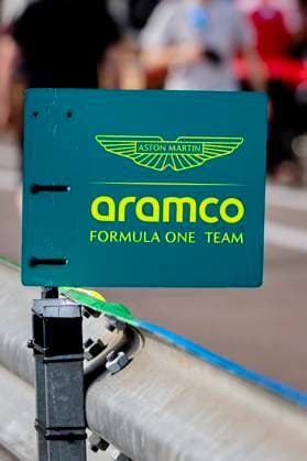 MONACO - Pit board of Aramco Formula One Team during the Formula 1 Monaco Grand Prix on the Monaco Street Circuit on June 4, 2026 in Monaco, Monaco. (Photo by DeFodi Images) -