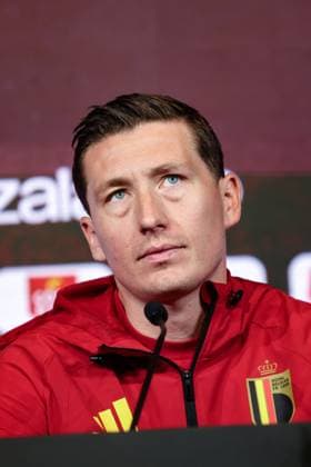 Sport Bilder des Tages Belgium s Hans Vanaken pictured during a press conference, PK, Pressekonferenz of Belgian national soccer team Red Devils for the 2026 FIFA World Cup, WM, Weltmeisterschaft, Fussball at the Proximus Basecamp in Tubize, on Thursday 04 June 2026. Red Devils will play a friendly game against Tunisia on Sathurday before leaving for the 2026 FIFA World Cup. BRUNOxFAHY  x175892474x