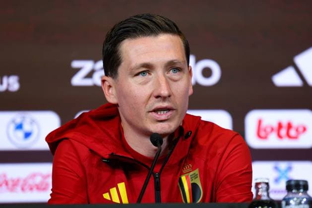Belgium s Hans Vanaken pictured during a press conference, PK, Pressekonferenz of Belgian national soccer team Red Devils for the 2026 FIFA World Cup, WM, Weltmeisterschaft, Fussball at the Proximus Basecamp in Tubize, on Thursday 04 June 2026. Red Devils will play a friendly game against Tunisia on Sathurday before leaving for the 2026 FIFA World Cup. BRUNOxFAHY  x175892871x