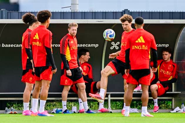Belgian national football team - FIFA World Cup, WM, Weltmeisterschaft, Fussball 2026 - media activities 04 06 2026 TUBIZE, BELGIUM - JUNE 04 : De Bruyne Kevin forward of Belgium pictured during a training session at the training grounds of the Royal Belgian Football Association ahead of the FIFA World Cup 2026 on June 4, 2026 in Tubize, Belgium, 04 06 2026 Tubize Belgium  Copyright: xJanxDexMeuleneirx