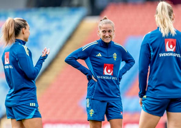 GOTHENBURG, SWEDEN 20260604 Filippa Angeldahl during Thursday s training with the women s national team, Nationalteam at Ullevi ahead of the upcoming World Cup qualifier against Denmark. GÖTEBORG SWEDEN x9200x