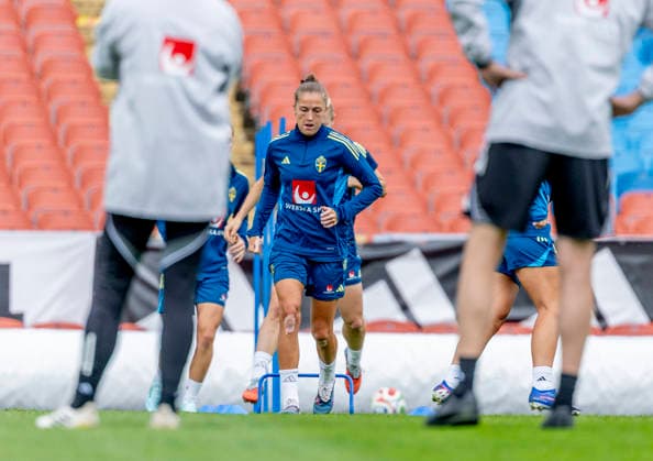 GOTHENBURG, SWEDEN 20260604 Filippa Angeldahl during Thursday s training with the women s national team, Nationalteam at Ullevi ahead of the upcoming World Cup qualifier against Denmark. GÖTEBORG SWEDEN x9200x