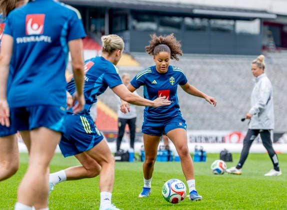 GOTHENBURG, SWEDEN 20260604 Felicia Schröder during Thursday s training with the women s national team, Nationalteam at Ullevi ahead of the upcoming World Cup qualifier against Denmark. GÖTEBORG SWEDEN x9200x