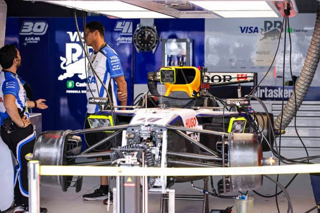F1 - MONACO GRAND PRIX 2026 Visa Cash App RB F1 Team VCARB03, mechanical detail mechanic, mecanicien, mechanics during the Formula 1 Grand Prix de Canada 2026, 6th round of the 2026 Formula One World Championship, WM, Weltmeisterschaft from June 5 to 7, 2026 on the Circuit de Monaco, in Monte-Carlo, Monaco - Monte-CarloMonaco  Copyright: xXavixBonillax