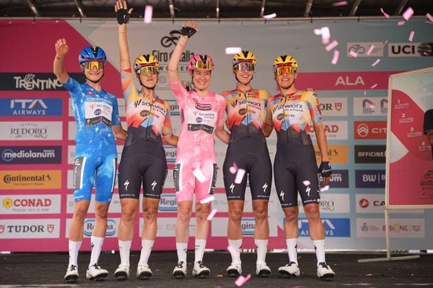 Netherlands™s Anna van der Breggen of Team SD Worx - Protime™s (Pink jersey) during Stage 6 of the Giro d™Italia Women, from Ala to Brescello, Italy - Thursday June 4, 2026  Copyright: xMarcoxAlpozzi LaPressex