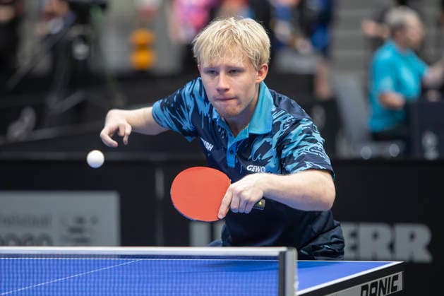 Lotto Thüringen TT-Finals Erfurt 2026 Deutsche Meisterschaften, Spielszene bei den TT-Finals 2026 in der Messe Erfurt: U19 Mio Lukas Wagner, SV Siek Deutschland, Germany 20260604-_MS_3400