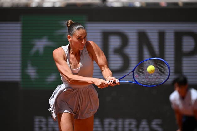 2026 French Open (Roland-Garros) - Day 12 PARIS, FRANCE - JUNE 4: Marta Kostyuk of Ukraine competes against Mirra Andreeva during their women s singles semi-final match on the twelfth day of the French Open at Philippe-Chatrier Court in Paris, France, on June 4, 2026. Mustafa Yalcin Anadolu Paris France. Editorial use only. Please get in touch for any other usage.  Copyright: x2026xAnadoluxMustafaxYalcinx