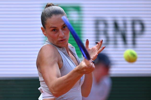 2026 French Open (Roland-Garros) - Day 12 PARIS, FRANCE - JUNE 4: Marta Kostyuk of Ukraine competes against Mirra Andreeva during their women s singles semi-final match on the twelfth day of the French Open at Philippe-Chatrier Court in Paris, France, on June 4, 2026. Mustafa Yalcin Anadolu Paris France. Editorial use only. Please get in touch for any other usage.  Copyright: x2026xAnadoluxMustafaxYalcinx
