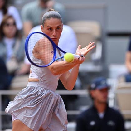 2026 French Open (Roland-Garros) - Day 12 PARIS, FRANCE - JUNE 4: Marta Kostyuk of Ukraine competes against Mirra Andreeva during their women s singles semi-final match on the twelfth day of the French Open at Philippe-Chatrier Court in Paris, France, on June 4, 2026. Mustafa Yalcin Anadolu Paris France. Editorial use only. Please get in touch for any other usage.  Copyright: x2026xAnadoluxMustafaxYalcinx