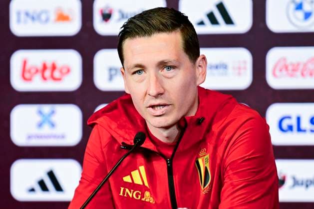 Belgian national football team - FIFA World Cup, WM, Weltmeisterschaft, Fussball 2026 - media activities 04 06 2026 TUBIZE, BELGIUM - JUNE 04 : Vanaken Hans midfielder of Belgium pictured during a press conference, PK, Pressekonferenz at the training grounds of the Royal Belgian Football Association ahead of the FIFA World Cup 2026 on June 4, 2026 in Tubize, Belgium, 04 06 2026 Tubize Belgium  Copyright: xJanxDexMeuleneirx