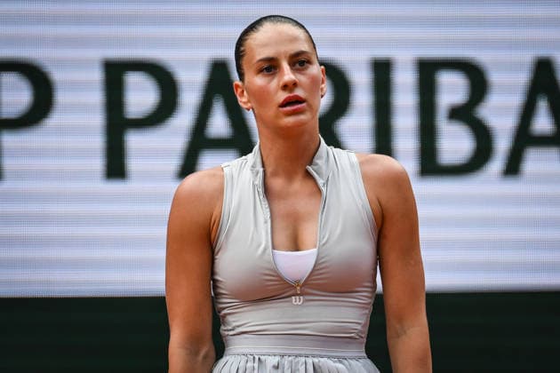 June 4, 2026, Paris, France, France: Marta KOSTYUK of Ukraine looks dejected during the twelfth day of the Roland-Garros 2026, French Open 2026, Grand Slam tennis tournament at Roland-Garros Stadium on June 04, 2026 in Paris, France. Roland Garros 2026 - Day 12  - ZUMAm308 20260604_zsp_m308_003 Copyright: xMatthieuxMirvillex