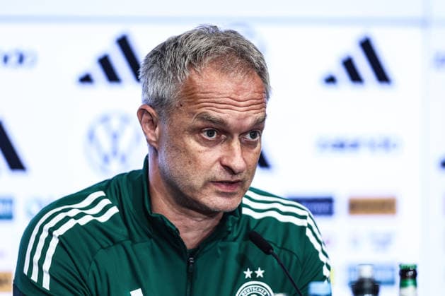 Fussball, WM-Qualifikation Europa (Frauen) Saison 2026 Abschluss Pressekonferenz Deutschland vor dem Spiel gegen Norwegen 04.06.2026, RheinEnergeieSTADION Christian Wück (Trainer, Deutschland) Köln RheinEnergieSTADION Nordrhein-Westfalen Deutschland
