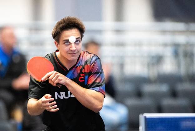 TISCHTENNIS TT-FINALS 2026 IN ERFURT ** NUR FÜR REDAKTIONELLE ZWECKE ** EDITORIAL USE ONLY **<p>04 06 2026-Erfurt: 94. Nationale Deutsche Meisterschaften Damen Herren im Rahmen der Deutschen TT-Finals Deutsche Meisterschaften Jugend 19 im Foto: Till Berbig (USV Jena) ( Deutschland Thueringen Erfurt Copyright: SaschaxFromm