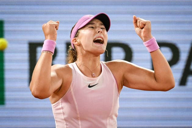 June 4, 2026, Paris, France, France: Mirra ANDREEVA of Russia celebrates his victory during the twelfth day of the Roland-Garros 2026, French Open 2026, Grand Slam tennis tournament at Roland-Garros Stadium on June 04, 2026 in Paris, France. Roland Garros 2026 - Day 12  - ZUMAm308 20260604_zsp_m308_011 Copyright: xMatthieuxMirvillex