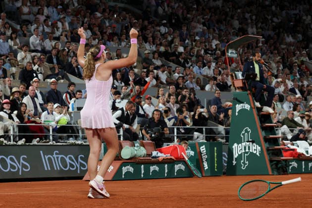TENNIS : Roland Garros 2026 - 04 06 2026 Marta Kostyuk (UKR) Vs Mirra Andreeva ParisFrance  Copyright: xMichaelxBaucherx