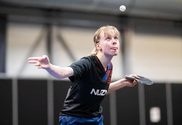 TISCHTENNIS TT-FINALS 2026 IN ERFURT ** NUR FÜR REDAKTIONELLE ZWECKE ** EDITORIAL USE ONLY **<p>04 06 2026-Erfurt: 94. Nationale Deutsche Meisterschaften Damen Herren im Rahmen der Deutschen TT-Finals Deutsche Meisterschaften Jugend 19 im Foto: Faustyna Stefanska (SV SCHOTT Jena) ( Deutschland Thueringen Erfurt Copyright: SaschaxFromm