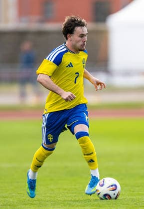260604 Neo Jönsson of Sweden during the under-21 International Friendly, Länderspiel, Nationalmannschaft football match between Sweden and Finland on June 4, 2026 in Kalmar. Photo: Suvad Mrkonjic BILDBYRAN COP 170 SM0468 fotboll football soccer fotball under-21 U21, U 21 sverige sweden finland bbeng Copyright: SUVADxMRKONJIC BB260604SM023