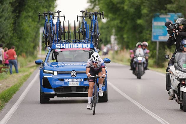 Italy™s Giorgia Serena of Team Mendelspeck E-Work™s during Stage 6 of the Giro d™Italia Women, from Ala to Brescello, Italy - Thursday June 4, 2026  Copyright: xMarcoxAlpozzi LaPressex