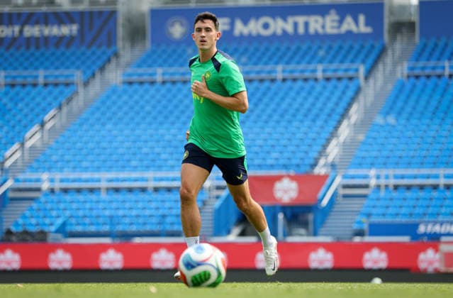 Republic of Ireland Squad Training, Stade Saputo, MontrÃ Jamie McGrath 4 6 2026  Copyright: x INPHO RyanxByrnex RB1_4663