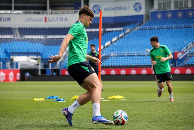 Republic of Ireland Squad Training, Stade Saputo, MontrÃ Owen Elding 4 6 2026  Copyright: x INPHO RyanxByrnex RB1_5124