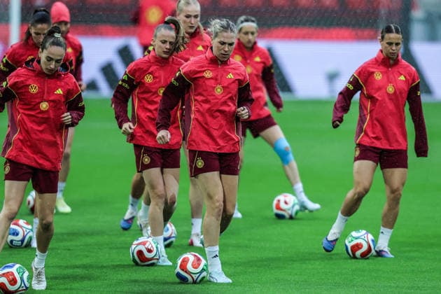 Sport Bilder des Tages Fussball, WM-Qualifikation Europa (Frauen) Saison 2026 Abschlusstraining Deutschland vor dem Spiel gegen Norwegen 04.06.2026, RheinEnergeieSTADION Köln RheinEnergieSTADION Nordrhein-Westfalen Deutschland *** Sport, Football, World Cup Qualification Europe Women Season 2026 Final training Germany before the match against Norway 04 06 2026, RheinEnergeieSTADION Cologne RheinEnergieSTADION North Rhine-Westphalia Germany