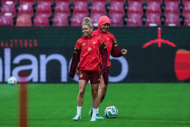 Fussball, WM-Qualifikation Europa (Frauen) Saison 2026 Abschlusstraining Deutschland vor dem Spiel gegen Norwegen 04.06.2026, RheinEnergeieSTADION Linda Dallmann (Germany, 16) Köln RheinEnergieSTADION Nordrhein-Westfalen Deutschland