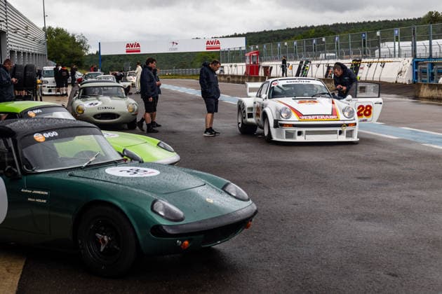 AUTO - LE MANS CLASSIC SERIES 2026 - GRAND PRIX DE L™AGE D™OR 2026 Pit ambiance during the 2026 Grand Prix de l™age d™Or, 3rd round of the Le Mans Classic Series 2026, from June 04 to 07 in Circuit de Dijon Prenois, in Prenois, France - DijonFrance  Copyright: xDamienxDoumerguex