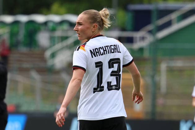 Deutschland: U23 Frauen Freundschaftsspiel 2025 - 2026, Deutschland U23 gegen Dänemark U23, Alfred-Kunze-Sportpark (Leipzig): Sophie Nachtigall (Deutschland U23 Frauen, 13) Copyright: xLucasxWalterx