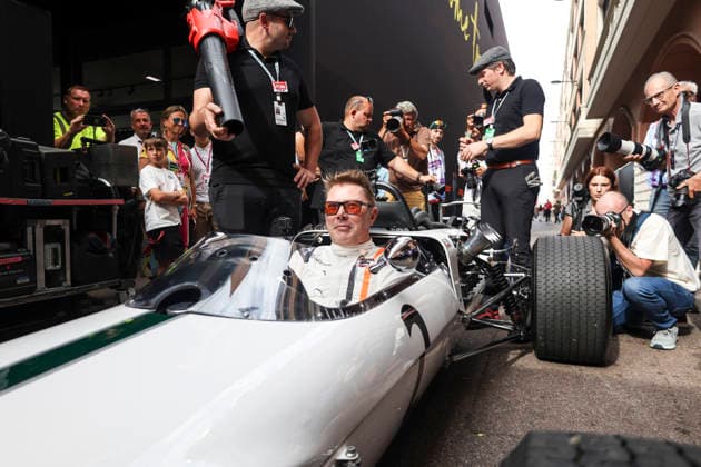 Formula 1 Louis Vuitton Grand Prix de Monaco 2026 Mika Hakkinen and the McLaren M2B (1966) during the team 1000th race celebration Formula 1 Louis Vuitton Grand Prix de Monaco 2026 on June 4., 2026 in Monaco, Monte-Carlo, Monaco Zsombor Toth Monaco Monte-Carlo Monaco