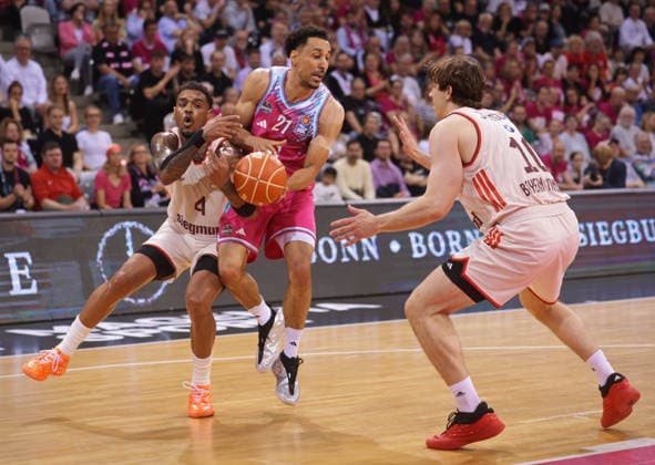 Joel Aminu Telekom Baskets Bonn vs. FC Bayern München (Muenchen) Basketball Playoffs Halbfinale Spiel 3 - Saison 2025 26