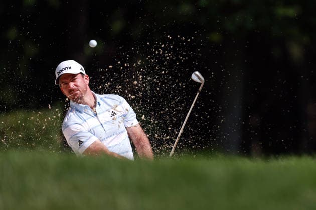 Sport Bilder des Tages Memorial Tournament presented by Workday DUBLIN, OH - JUNE 04: Nick Taylor of Britsh Columbia, Canada blasts out of the bunker to the 8th green during the first round of the Memorial Tournament presented by Workday at Muirfield Village Golf Club on June 4, 2026 in Dublin, Ohio. Dublin Ohio United States  Copyright: xAmyxLemusx originalFilename:lemus-memorial260604_npX2Z.jpg