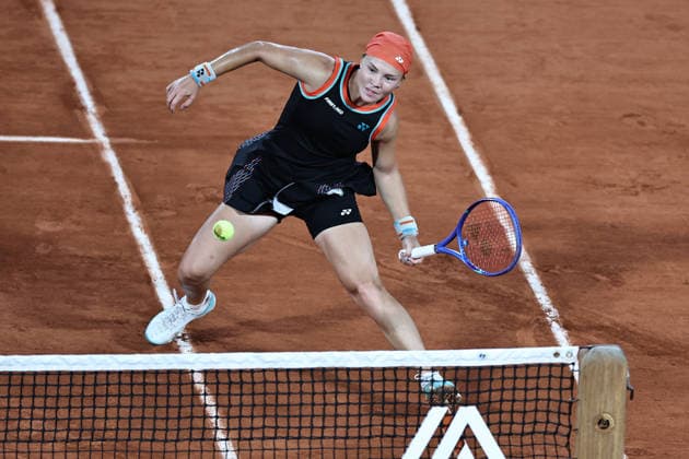 Diana Shnaider, RUS, during semifinal of 2026 French Open at Roland Garros, Paris, 04 06 2026; -